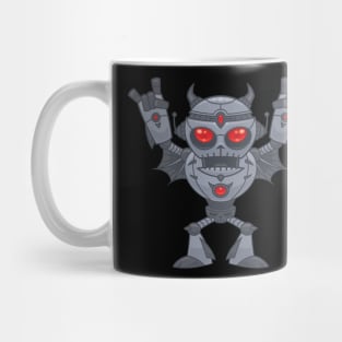 Metalhead - Heavy Metal Robot Devil Mug